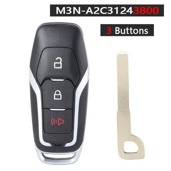 2015-2017 Ford / 3-Button Smart Key / M3N-A2C31243800 (AFTERMARKET)
